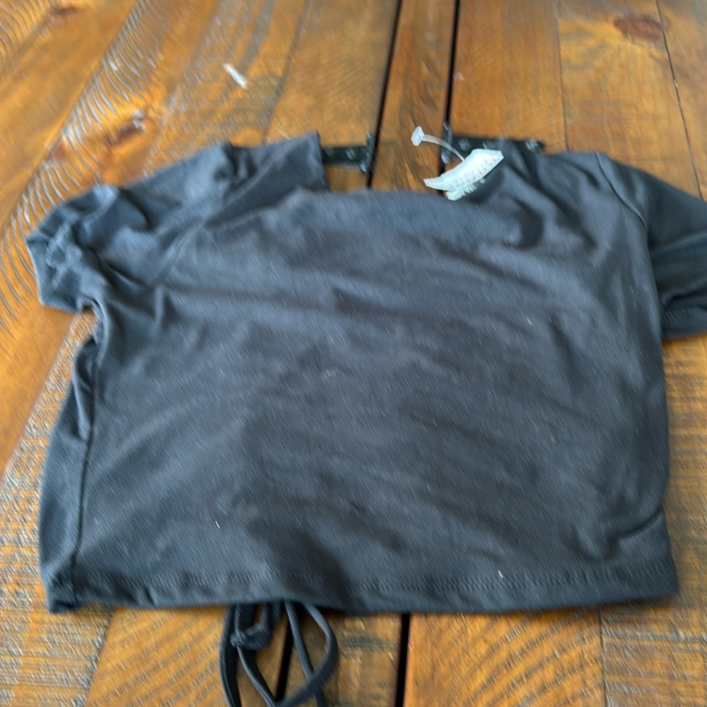 NWT Cloud Dancer black top. New condition. See photos